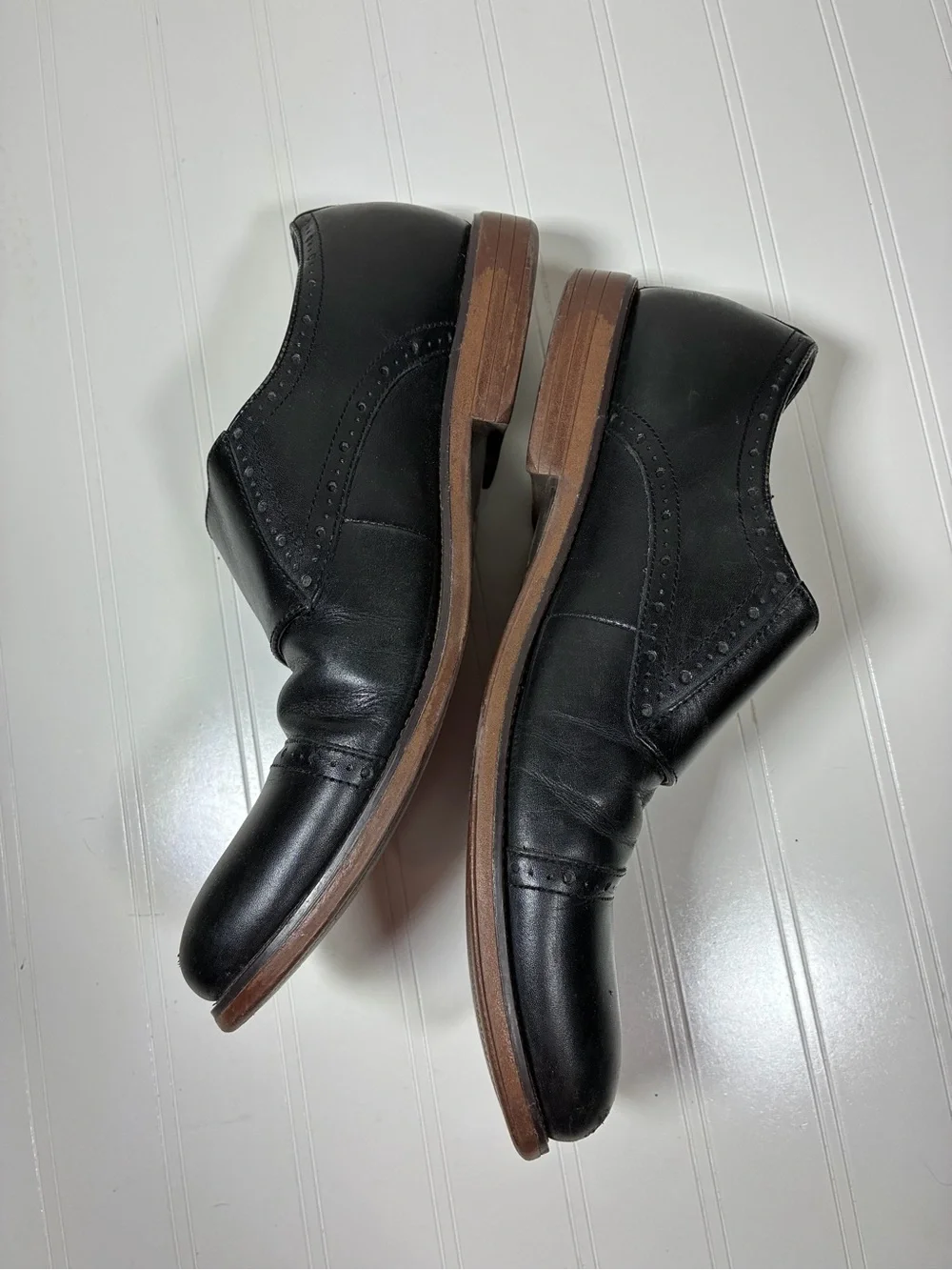 Docker’s Men's Black Leather Dress Shoes